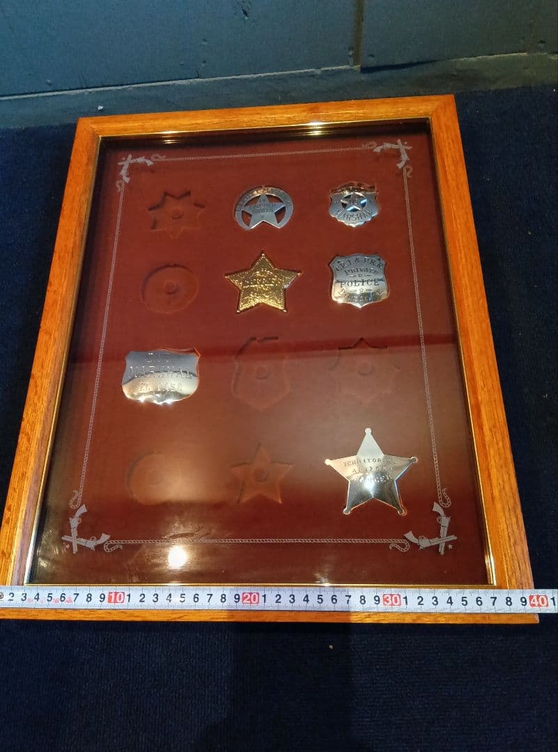 アメリカ連邦保安官バッジ６種 スターリングSV 約123g フランクリンミント