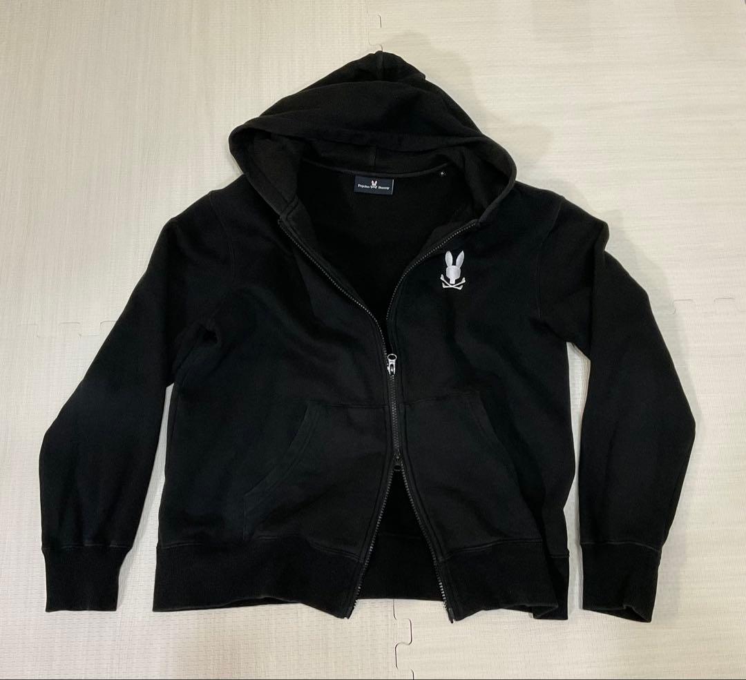 サイコバニー / ダブルZIP バックロゴ フーディー パーカー 未使用