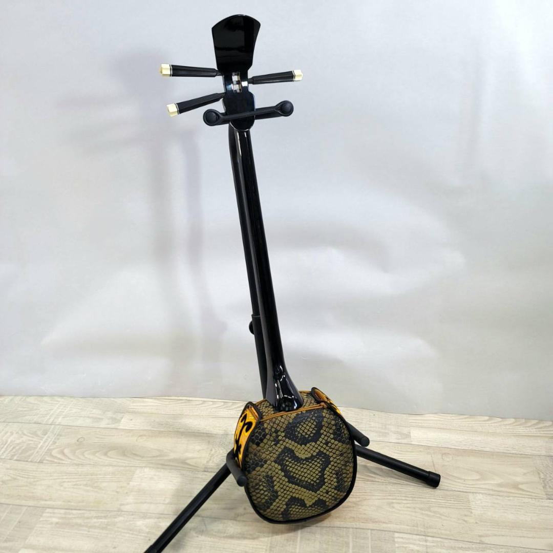 【美品】ASOVIVA 三線 沖縄 琉球 人工皮 アソビバ 付属品多数