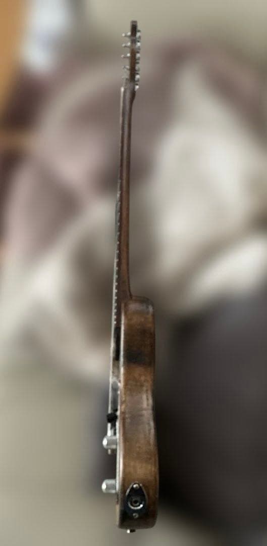 (中古) エレキギター　ブラウンウッドカラー　本体のみ