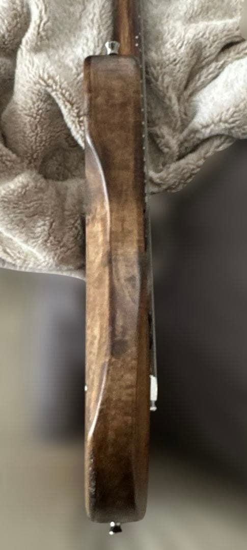 (中古) エレキギター　ブラウンウッドカラー　本体のみ