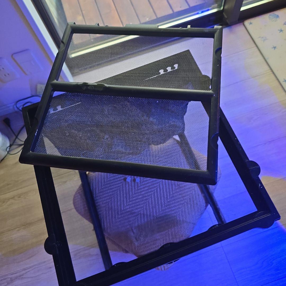 抹茶ラテエキゾテラ3030グラステラリウムメッシュフタ保温球付きほぼ