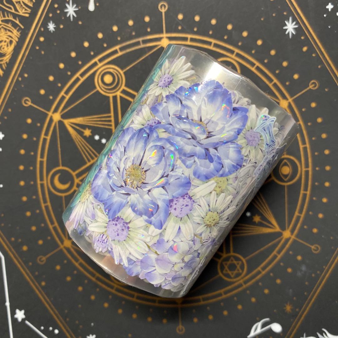 【M】海外　10m巻　貝殻光マスキングテープ　人物系/お花系/男の子　女の子