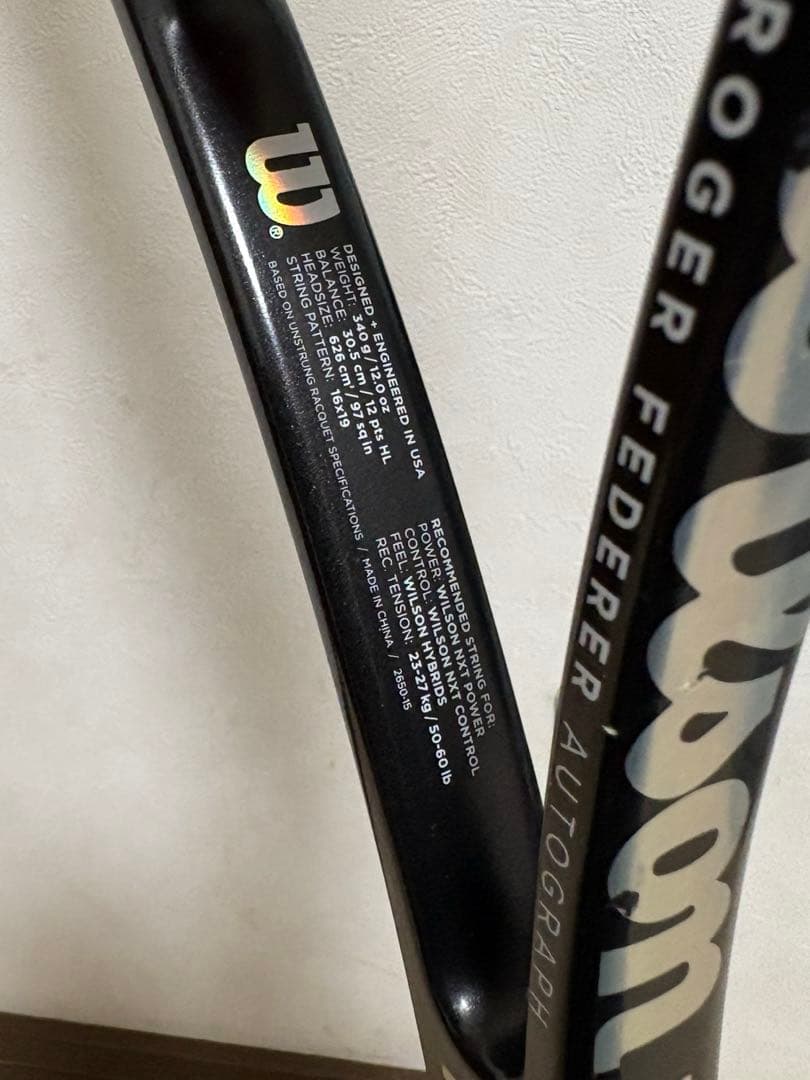 フェデラーオートグラフ　Wilson Pro staff RF97 V10　G2