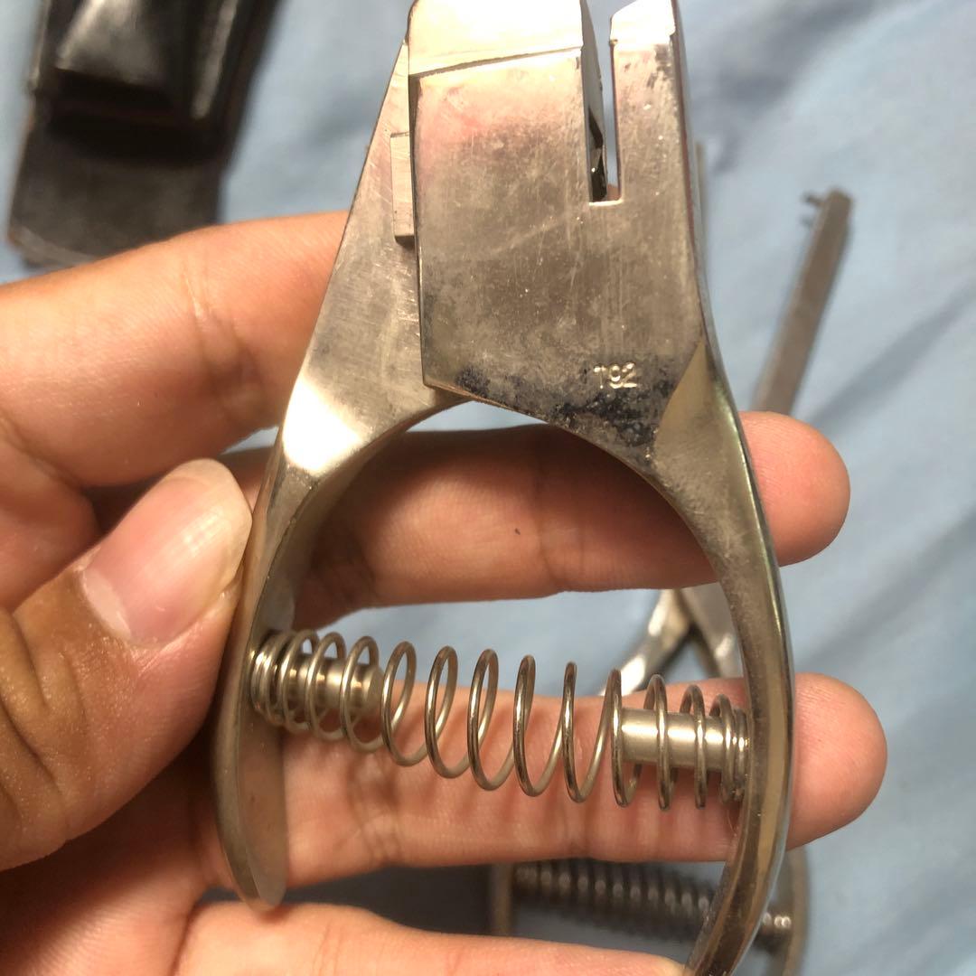 検札鋏 改札鋏 鉄道パンチ 切符切り 岩田製 T92