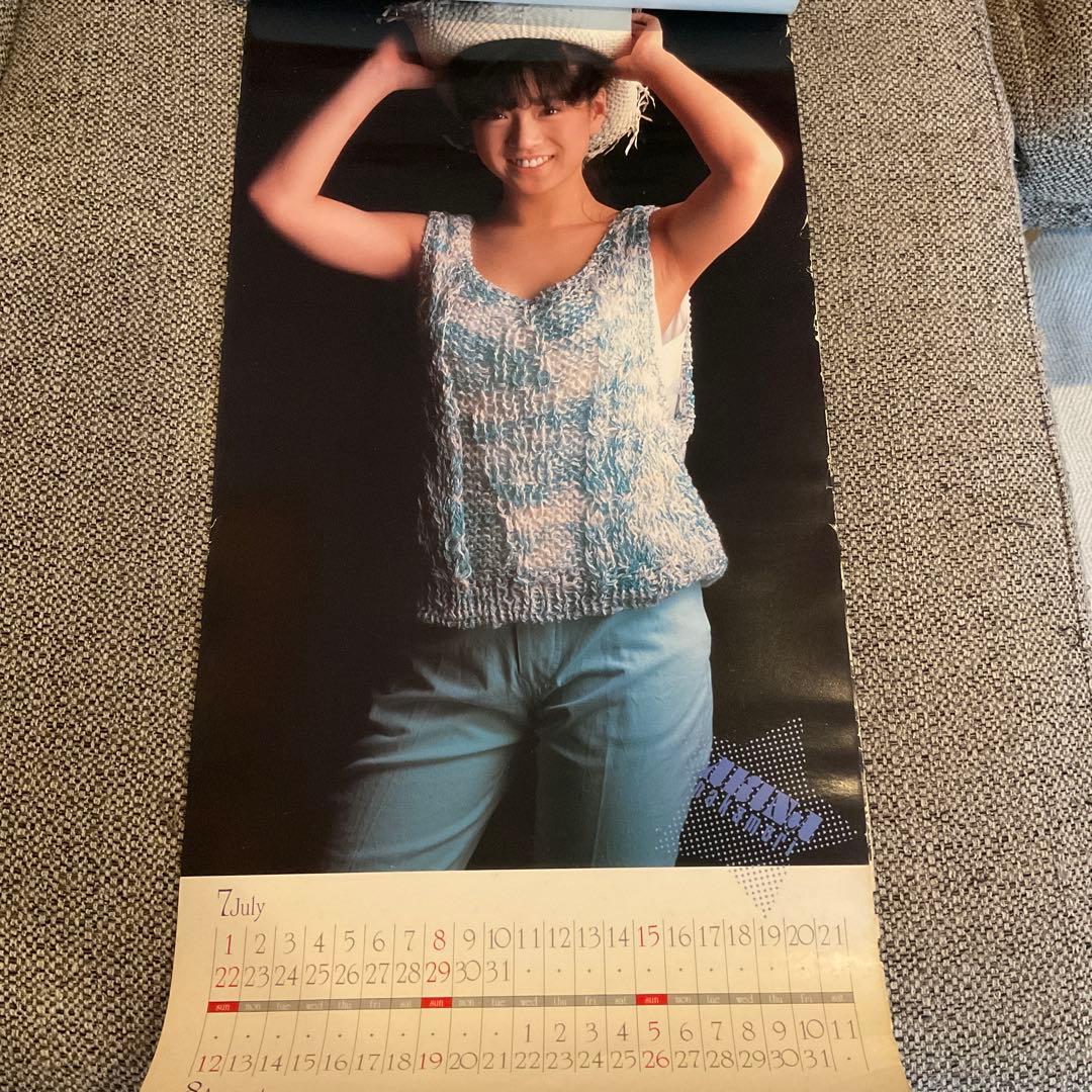 アイドルカレンダー　1984年　中森明菜　全7枚　希少