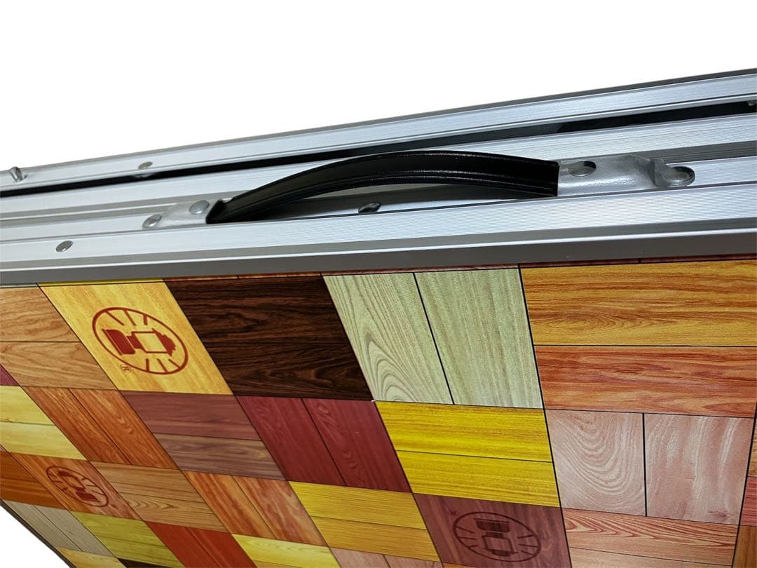 美品♡Colemanコールマン♡ナチュラルモザイクリビングテーブル180cm