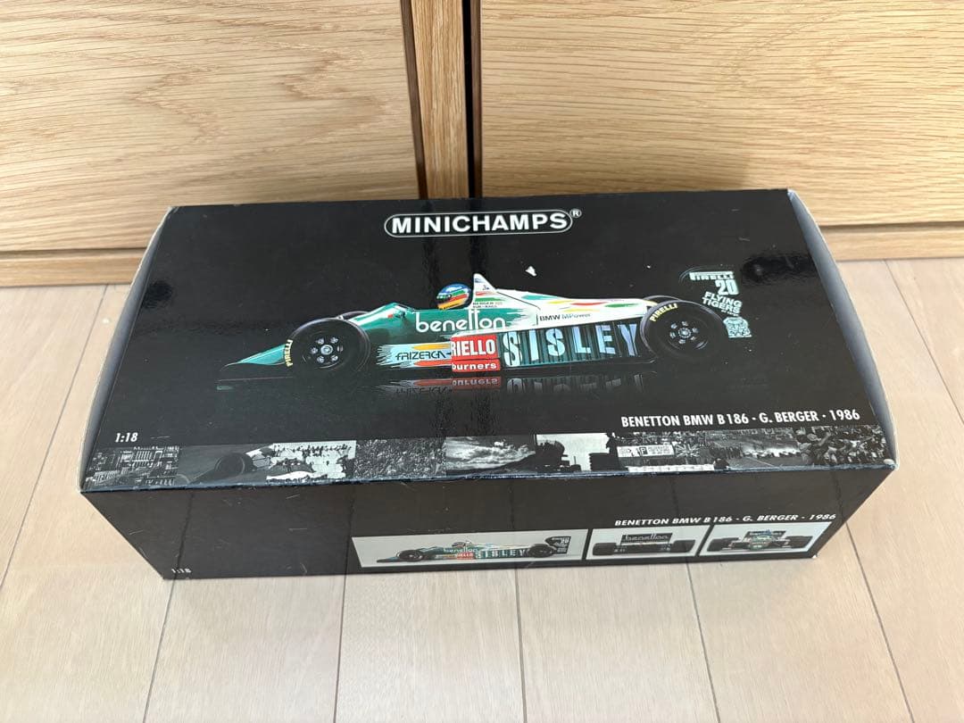 ベネトン B186 G.ベルガー 1986 1/18 MINICHAMPS