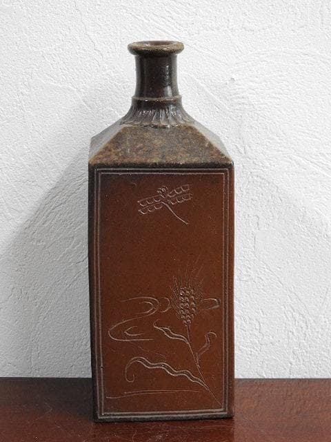 備前　角徳利　Ｍ540