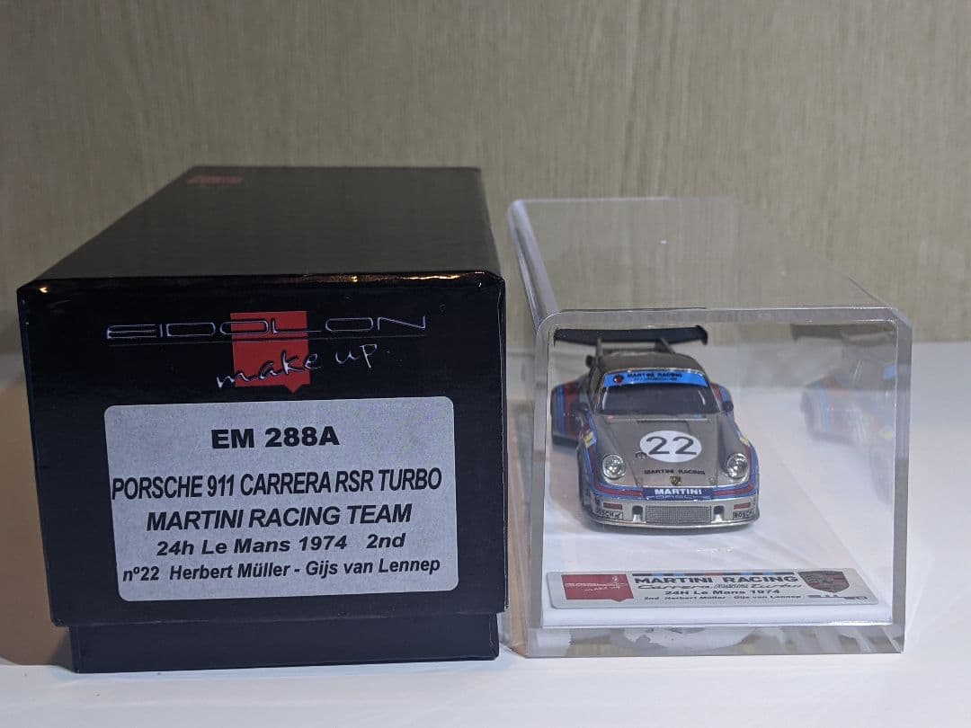 アイドロン 1/43 ポルシェ911カレラRSRターボ マルティニレーシング