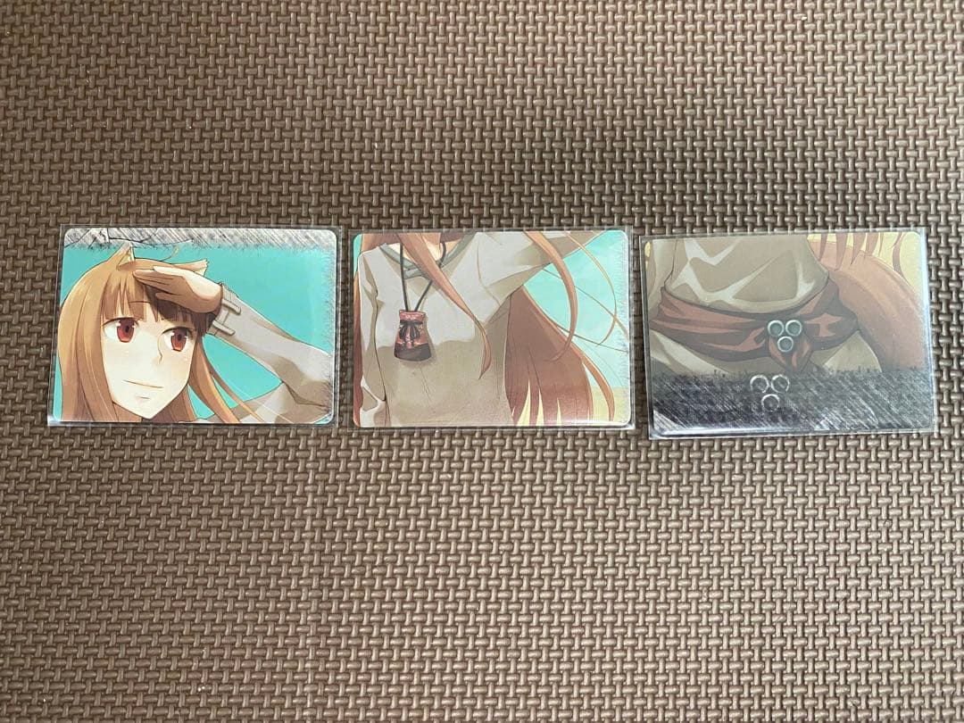 狼と香辛料 アニメ 1期 ホロ 3枚 完成 カード