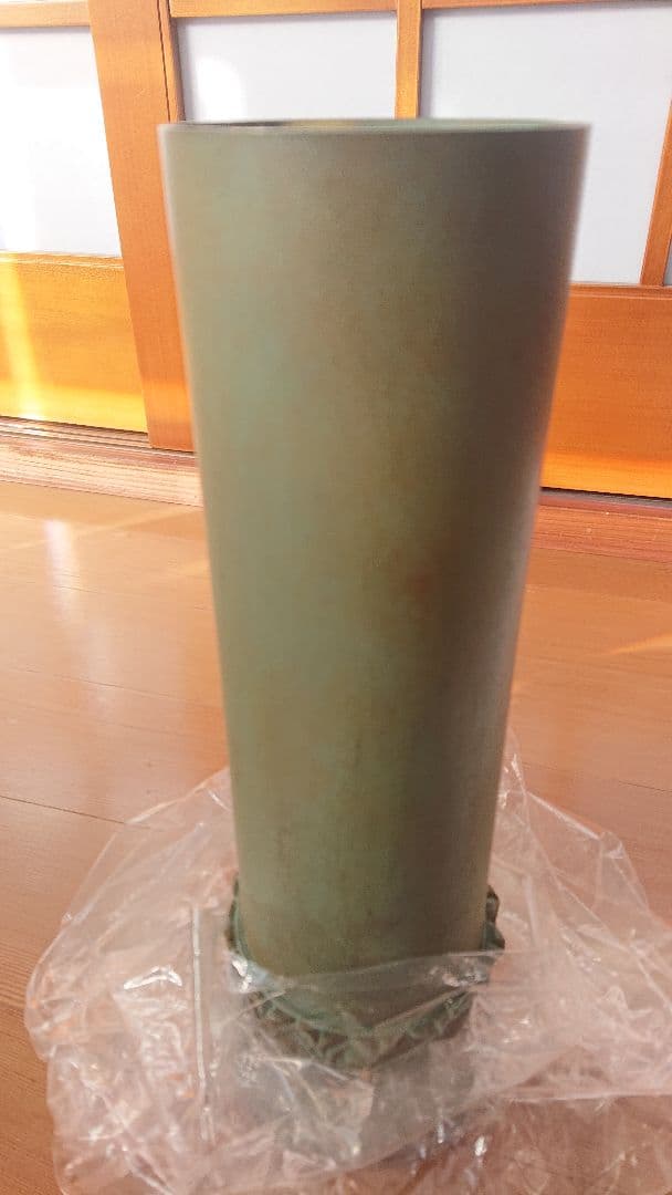 経筒 大 紙箱入 37cm 銅製