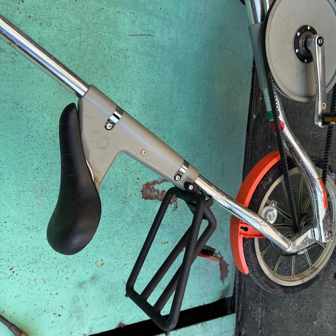 折りたたみ自転車 小径車輪 シルバー