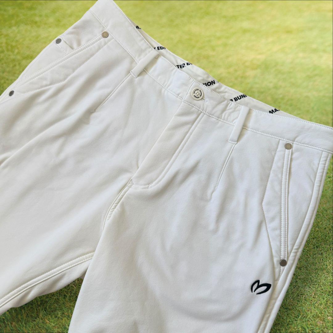 裏起毛　蓄熱　防寒　マスターバニー　パンツ　白　L〜XL相当 暖パン　極美品　5