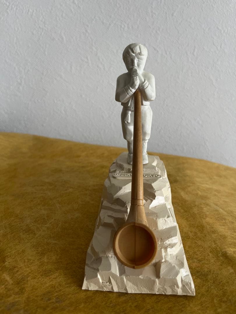 東京銀行　貯金箱　アルプホルンを吹く少年　昭和レトロ