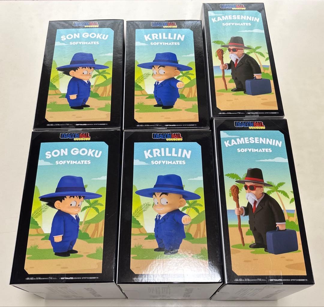 ドラゴンボール SOFVIMATES 孫悟空　 クリリン　亀仙人　計6体