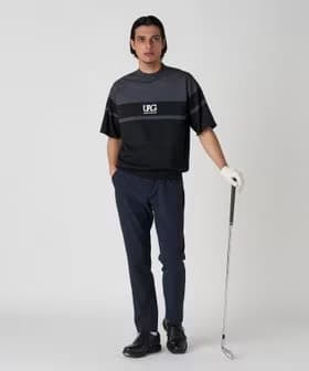 UNITED ARROWS GOLF メンズ プレーティング モックネック