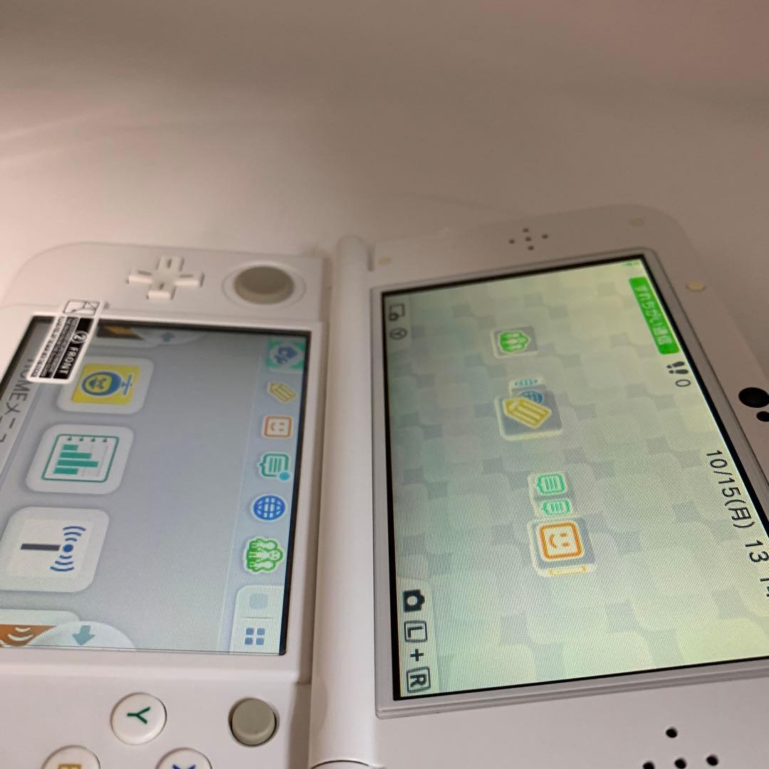 上下 IPS Newニンテンドー3DSLL パールホワイト 7372