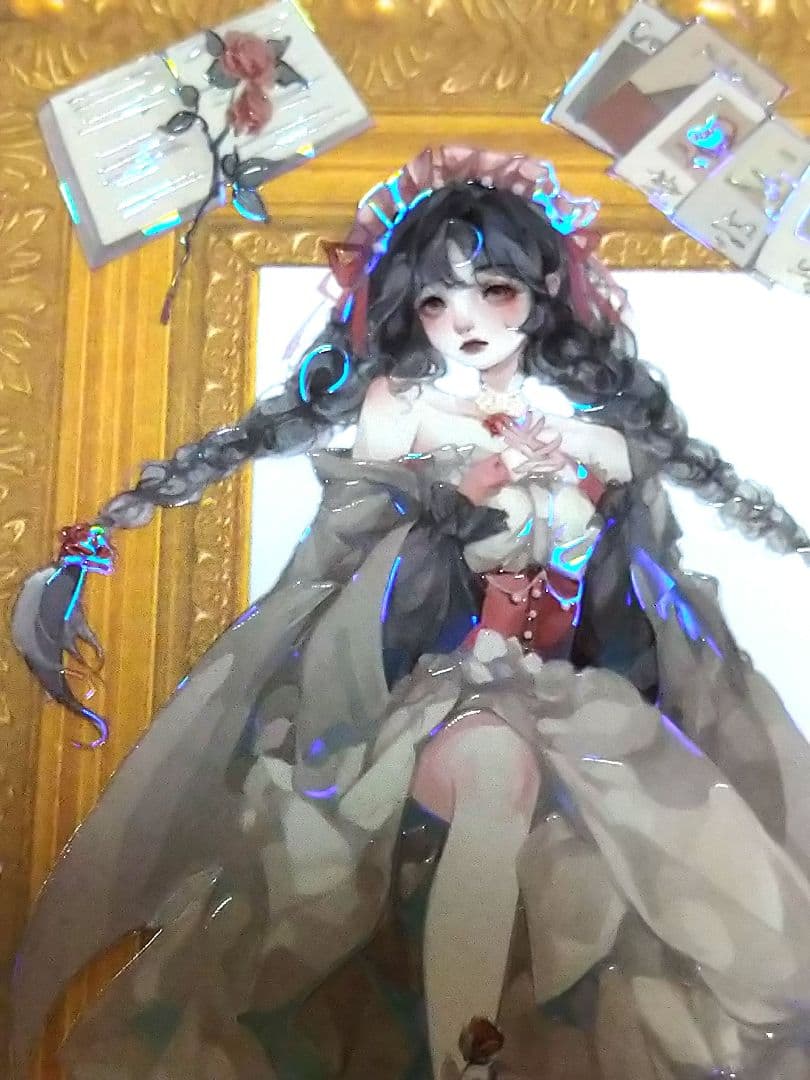 J711＃红玫瑰庄园(贝壳光)迷雾森林切り売り海外人物マステ女の子