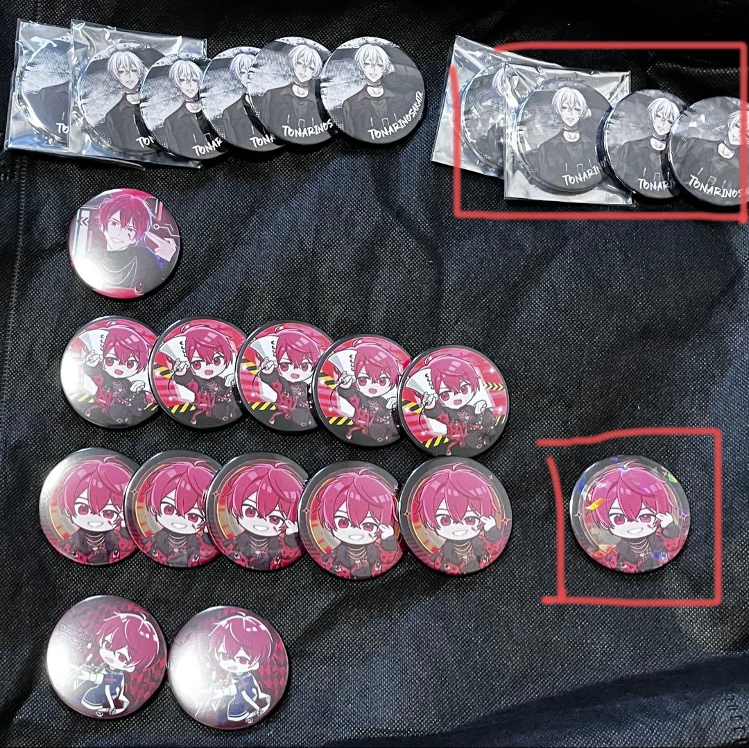 浦島坂田船　あほの坂田。　となりの坂田。　缶バッジ