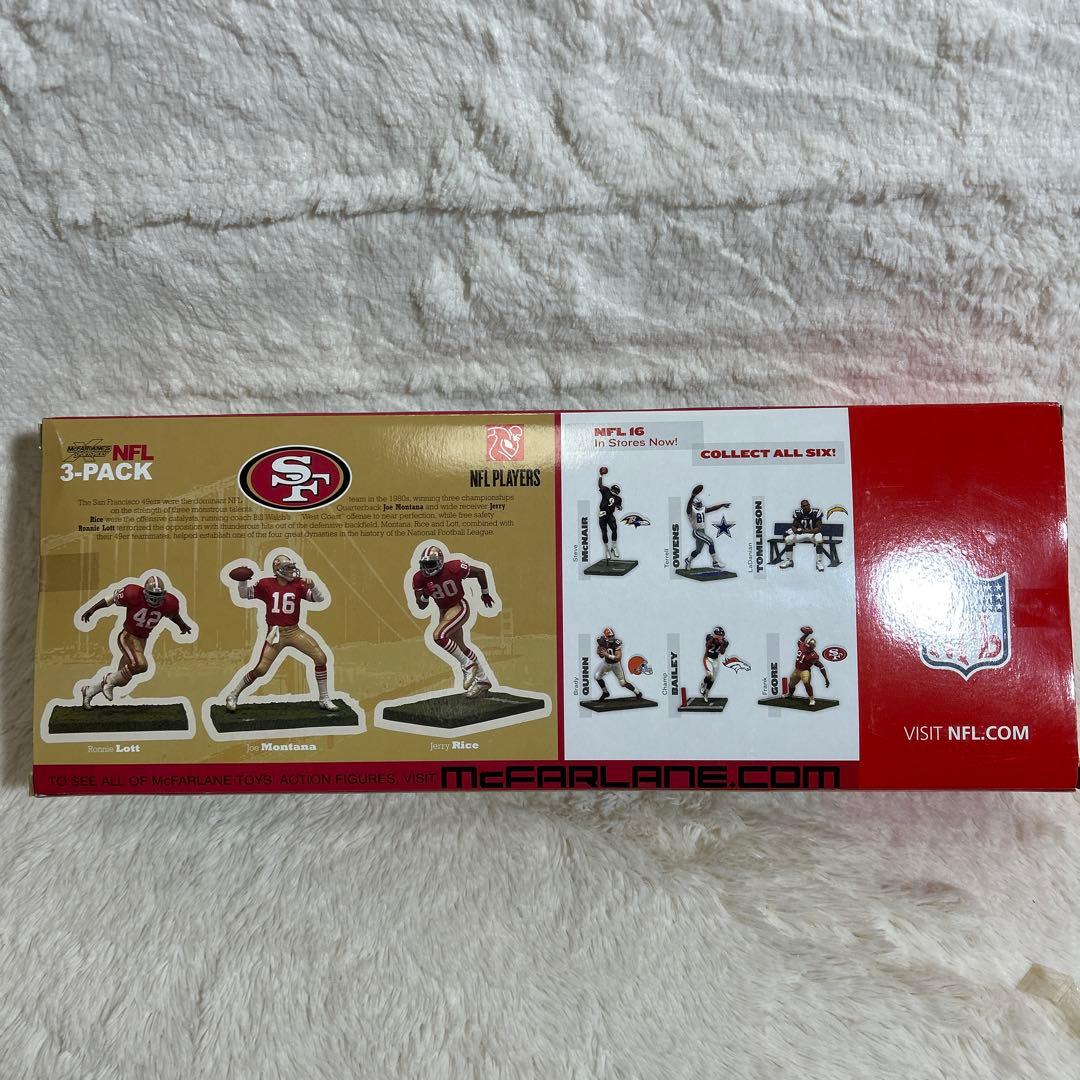 【美品】NFL フィギュアセット Montana, Lott, Rice