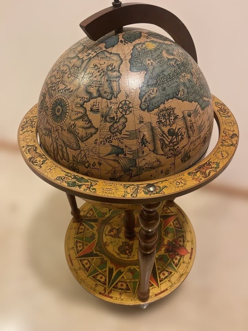 アンティーク　ワインセラー　ラック　キャビネット　キャスター付き　ビンテージ