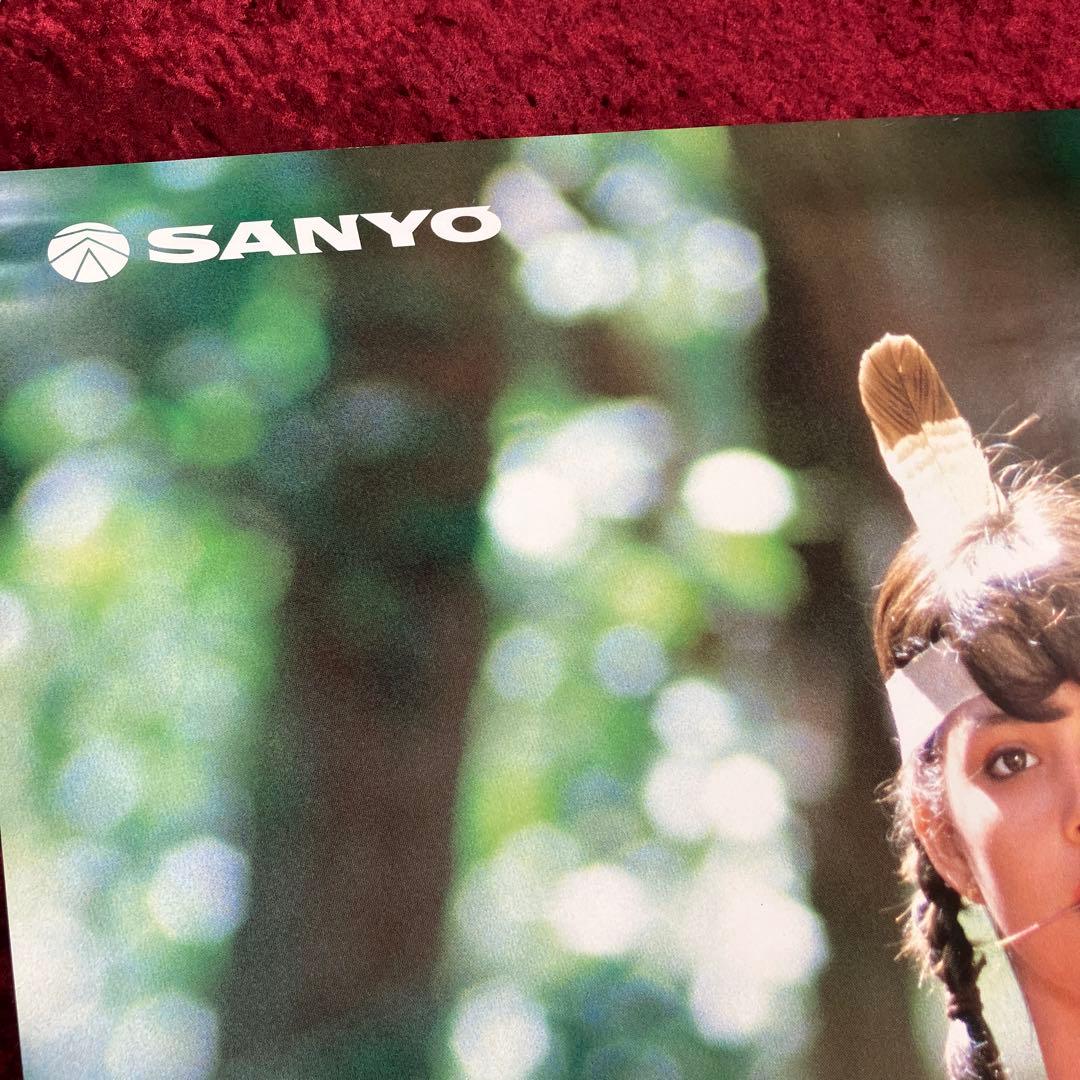 ジーナ・ナナ　サンヨー　おしゃれなテレコ ダブルU4　駅貼り　B1　ポスター