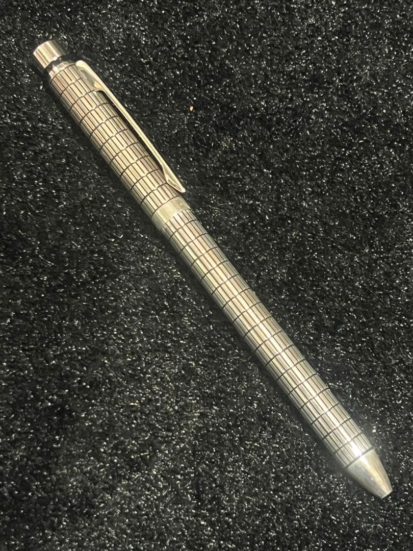 ZEBRA SHARBO ゼブラ シャーボ スターリングシルバー2 格子柄 美品