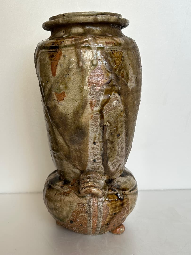 伊賀釉 花瓶 (八代 加藤宇助)