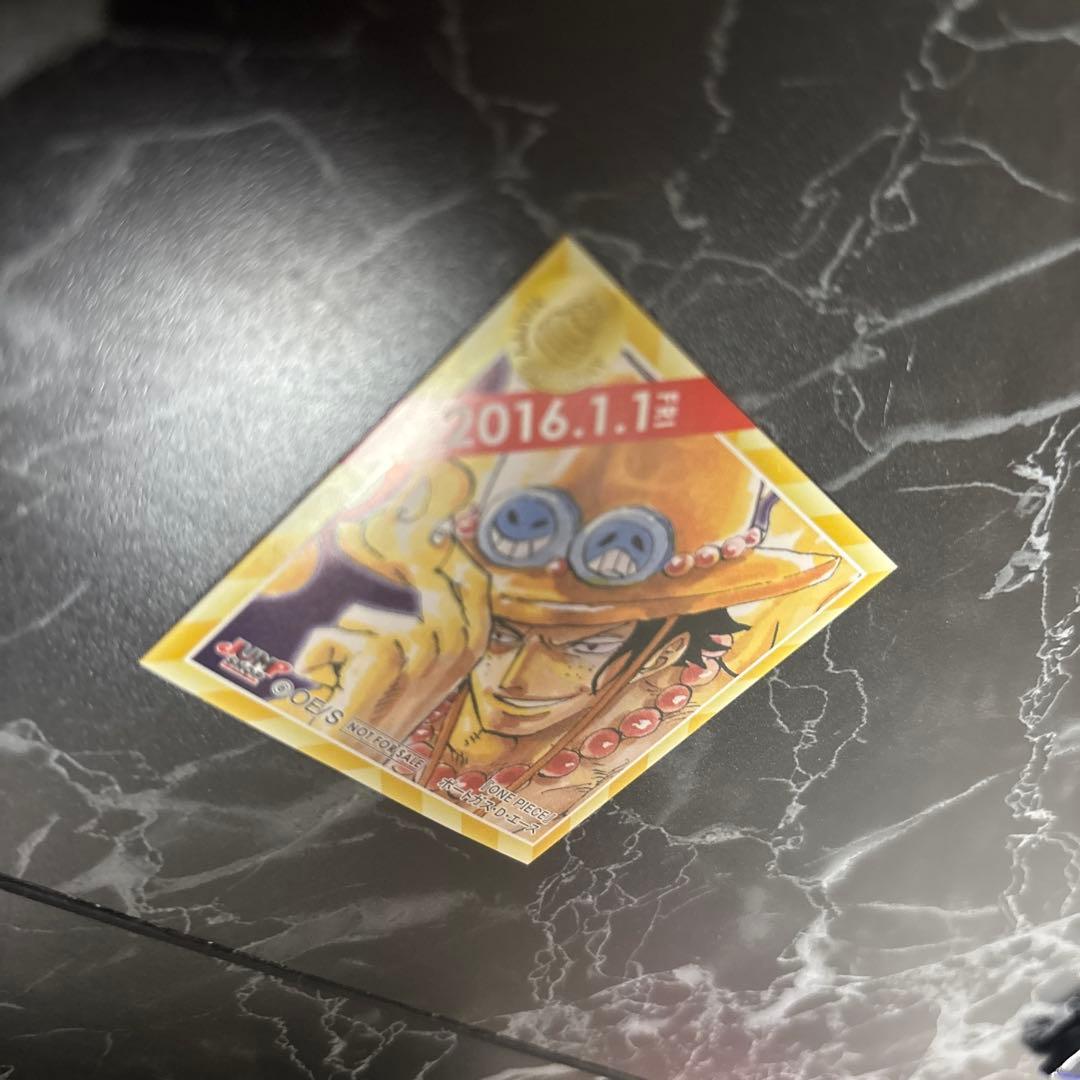 初期　ジャンプショップ　366日　ステッカー　誕生日　バースデー　エース　ルフィ