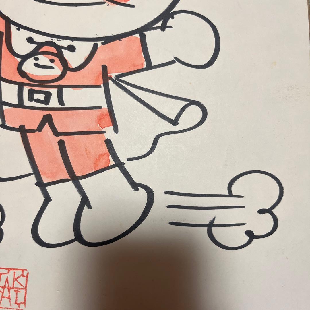 イ*ン様 【レア】やなせたかし手描きアンパンマン2005年 直筆サイン入り