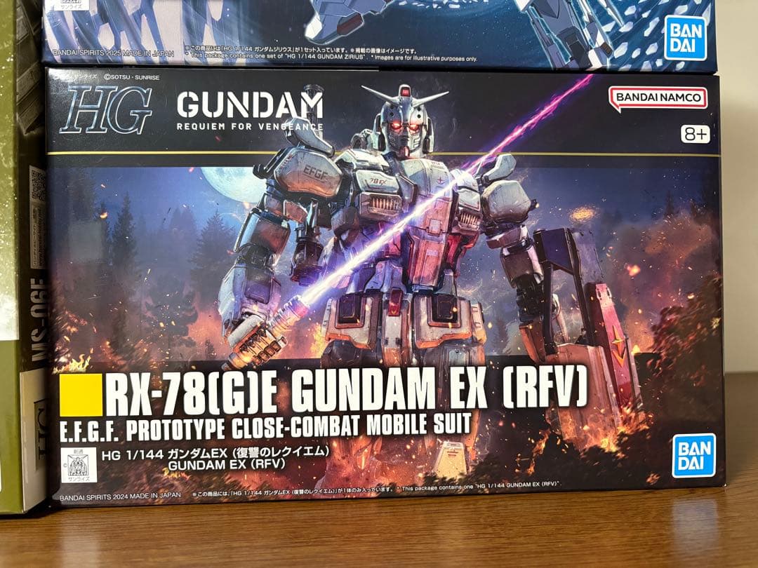 HG ガンダムジリウス&ガンダムEX&ザクII ルショーン機＆無識別型ザクⅡ