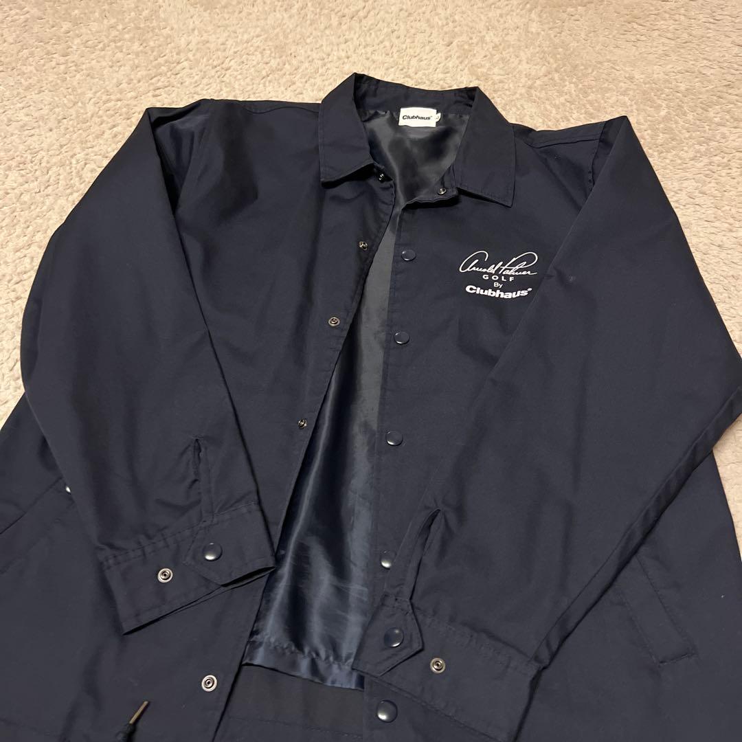 クラブハウス　アーノルドパーマー　コーチジャケット　ネイビーL