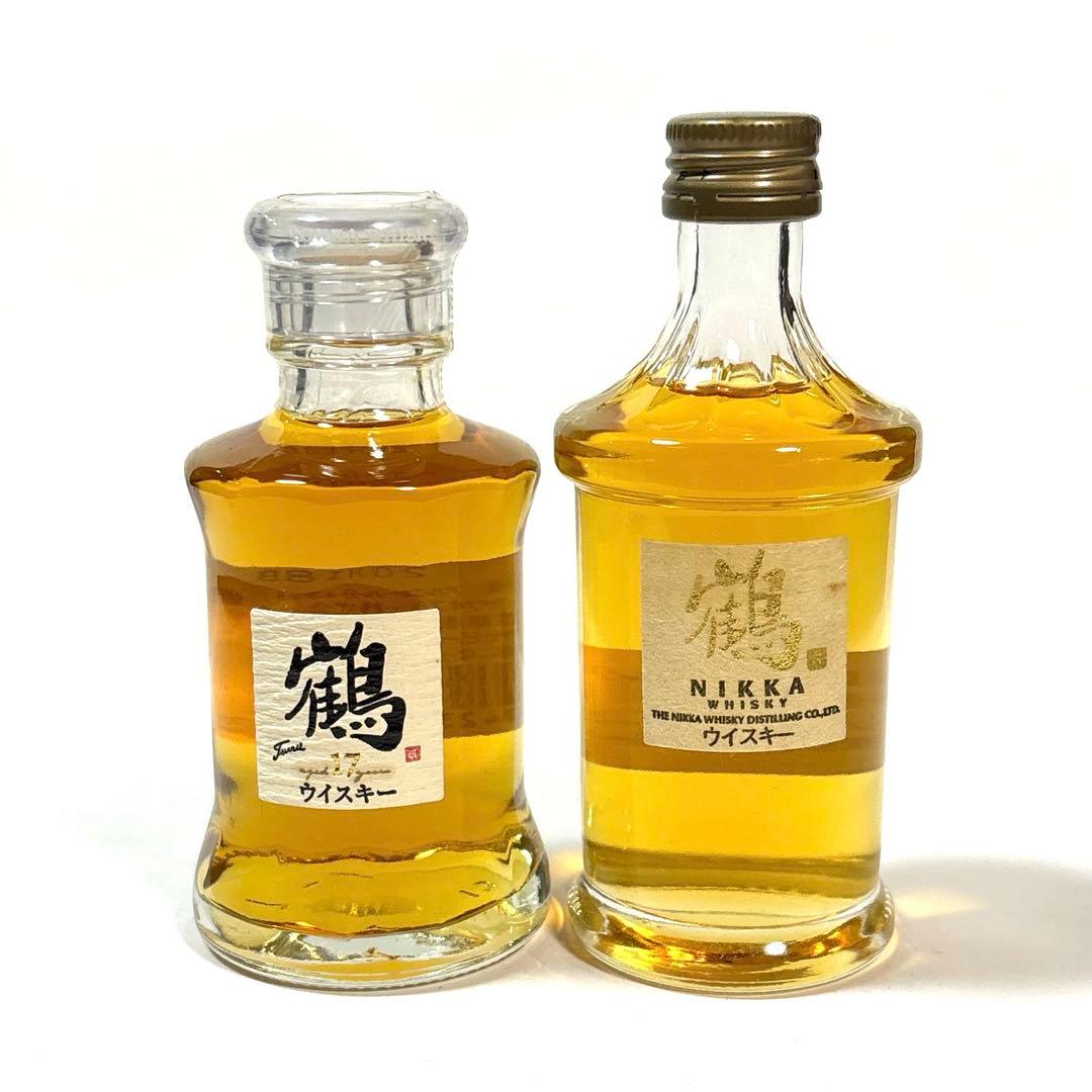 鶴 17年 含む ニッカウイスキー ミニボトル 7本セット ◎2