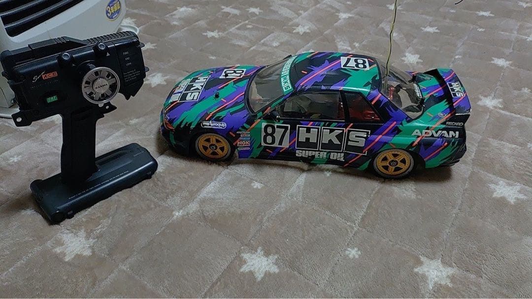 タミヤ 1/10 電動RC TA-02シャーシ HKS スカイラインGT-R