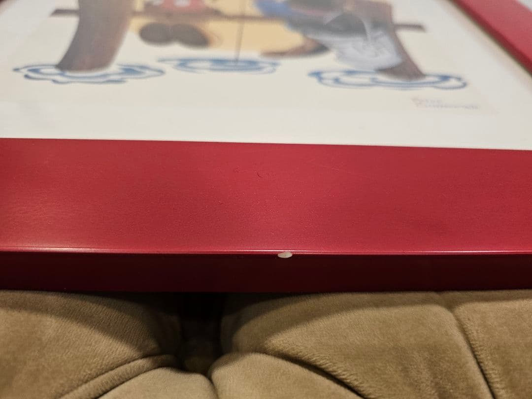 ミッキーマウスとグーフィーのアート限定品