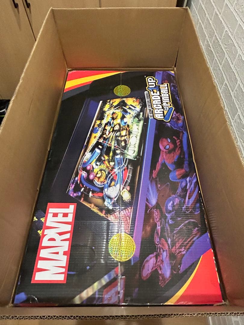【期間限定出品】　arcade1up Marvel Pinball