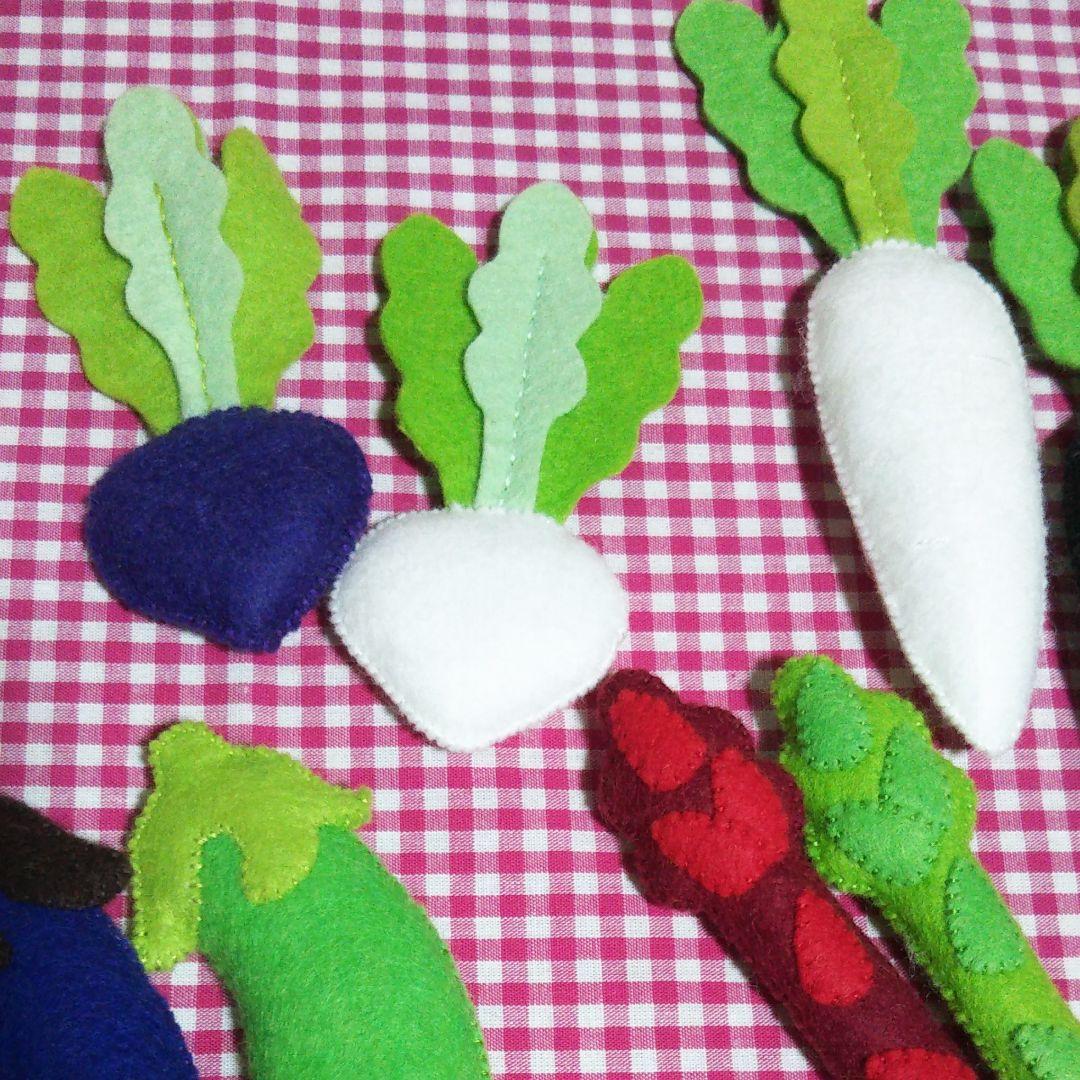 フェルト野菜☆色んな色♪