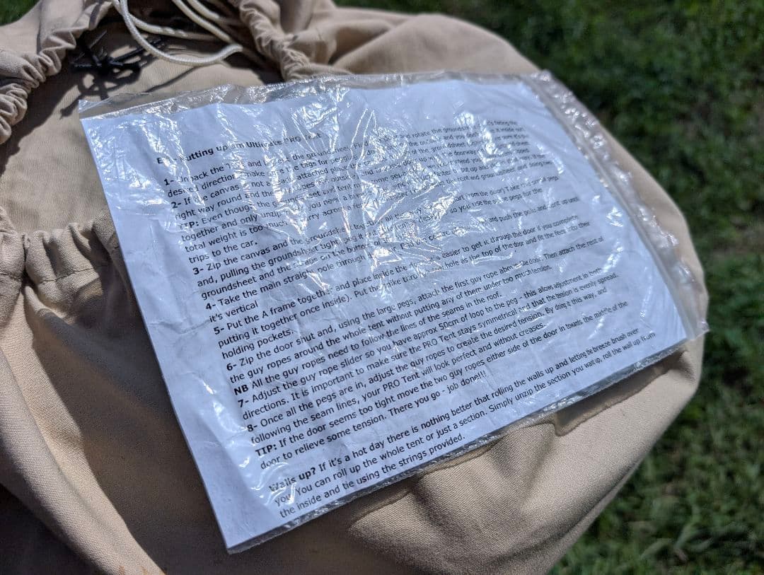 CanvasCamp テント Sibley500　pro