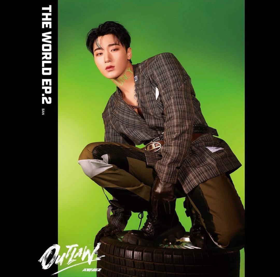 ATEEZ サン ポラロイド チェキ OUTLAW