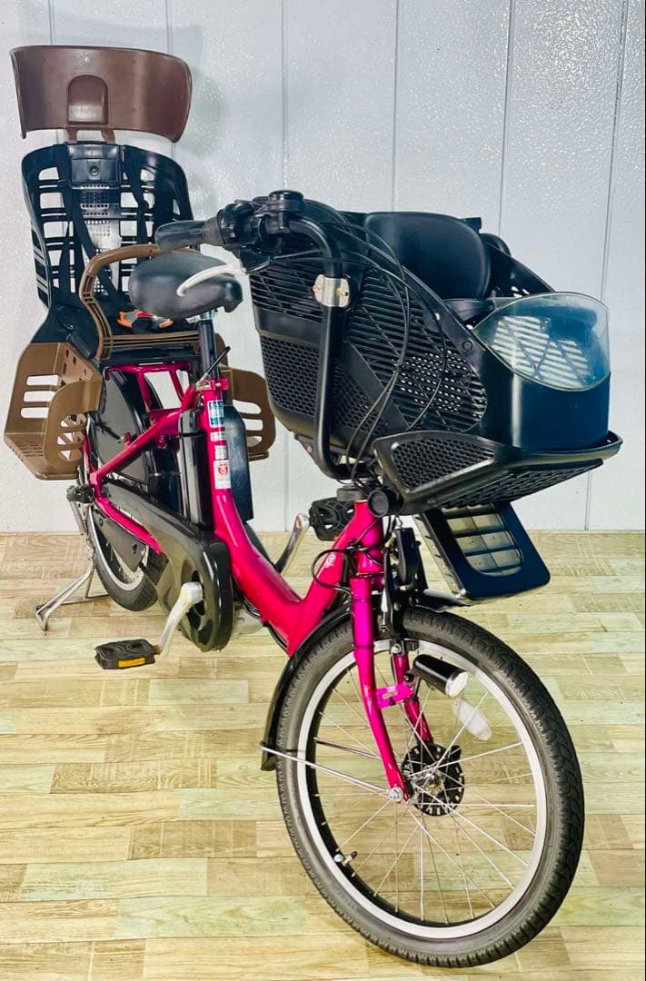 2949ヤマハ8.9アンペア3人乗り対応20インチ子供乗せ　電動アシスト自転車