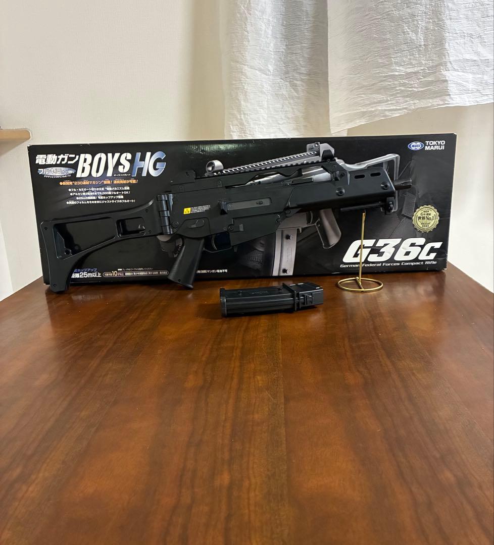 美品　東京マルイ カスタム品　H&K G36C ボーイズ　電動　金属ピニオンギア