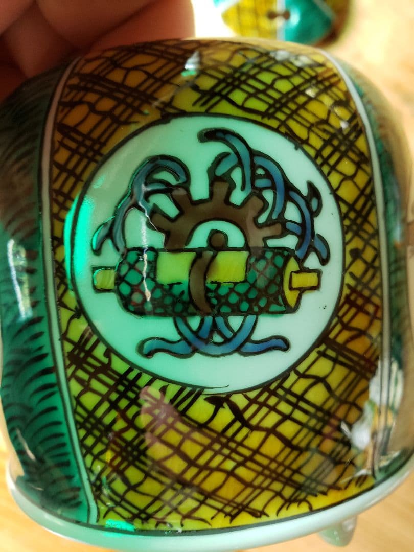 九谷焼　香炉　呉打