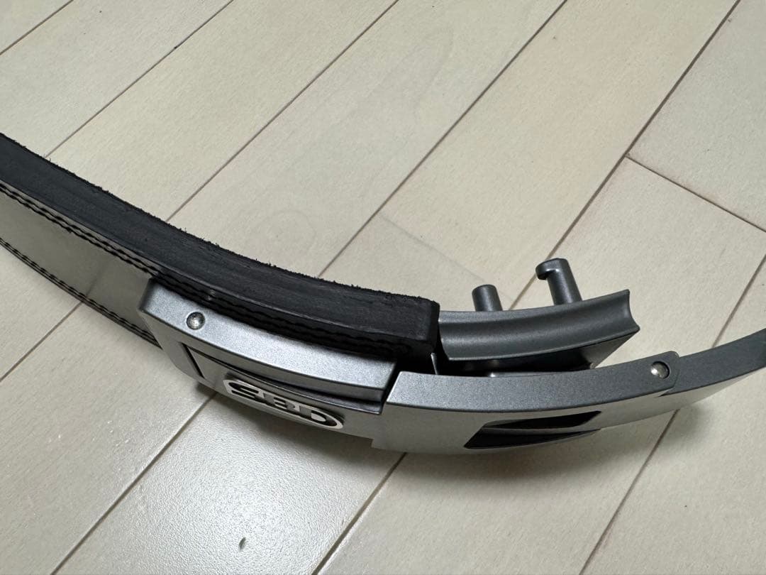 SBD パワーリフティングベルト Forge×グレーバックル 13mm Mサイズ