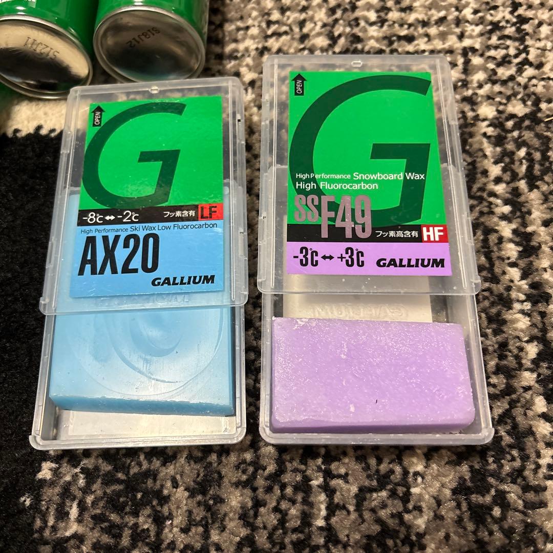 gallium ガリウム　スノーボードワックスセット