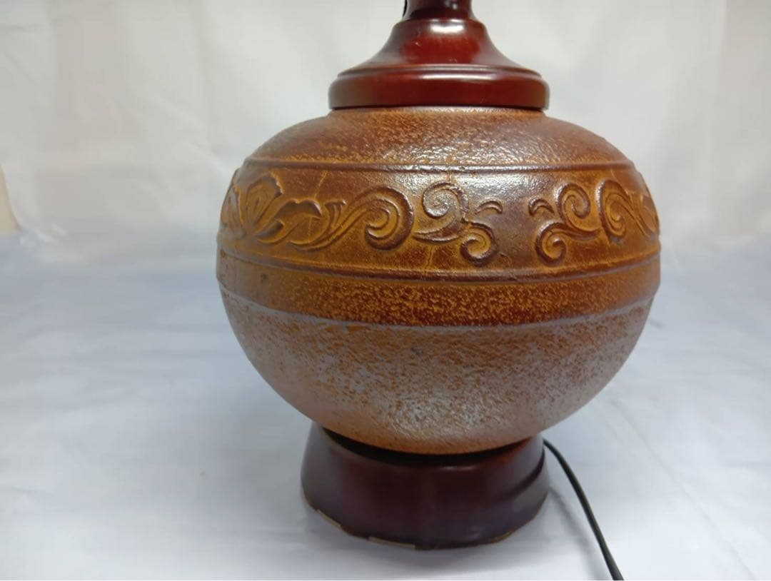 アンティーク　南部鉄器　台座　テーブル ランプ　スタンド　照明　骨董　レトロ