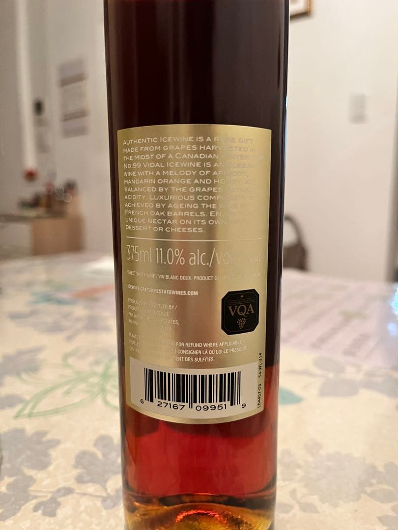 ワイン Wayne Gretzky No. 99 Icewine 375ml