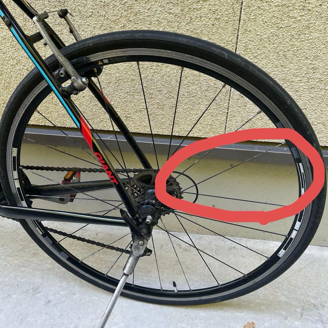 【直接引取り限定　愛知】GIANT RX クロスバイク ブラック/レッド