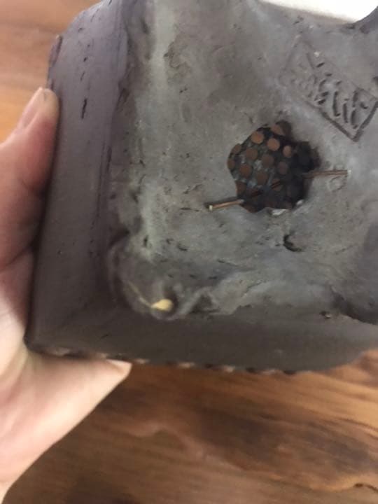 盆栽鉢　杉浦作正方鉢古鉢時代手作り鉢盆栽鉢小品盆栽草もの盆栽鉢多肉植物植木鉢