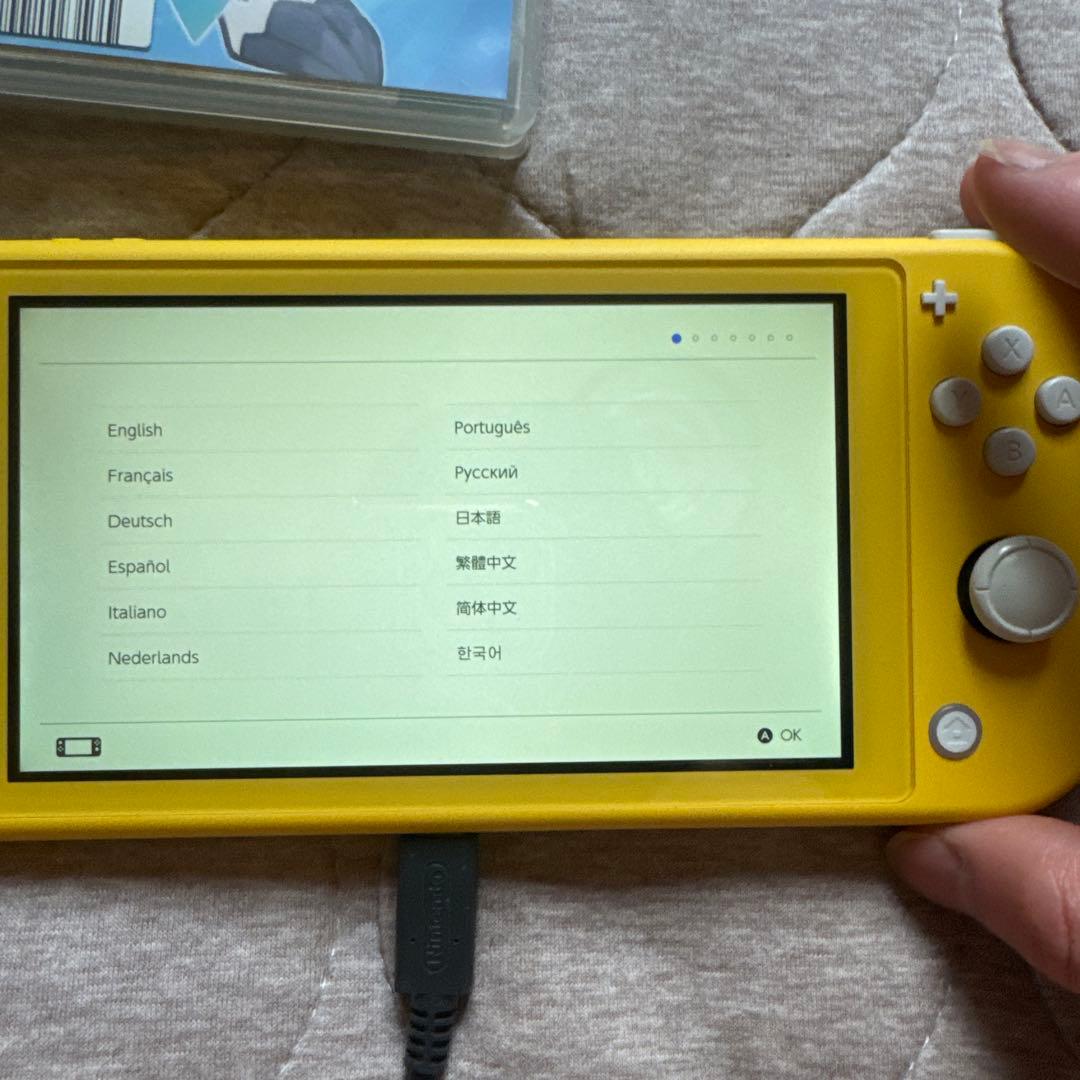 Nintendo Switch Lite イエロー ゲーム付き
